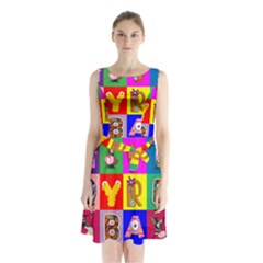 Cool (32) Sleeveless Waist Tie Chiffon Dress by designsbymallika