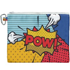 Pow Word Pop Art Style Expression Vector Canvas Cosmetic Bag (xxxl) by Amaryn4rt