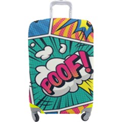 Comic Colorful Seamless Pattern Luggage Cover (large) by Amaryn4rt
