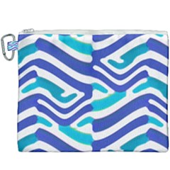 Colored Abstract Print1 Canvas Cosmetic Bag (xxxl) by dflcprintsclothing