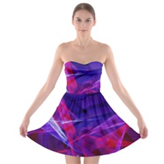 Fractal Flash Strapless Bra Top Dress by Sparkle
