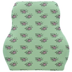 Zodiac Bat Pink Mint Car Seat Velour Cushion  by snowwhitegirl