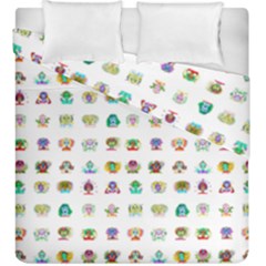All The Aliens Teeny Duvet Cover Double Side (king Size) by ArtByAng