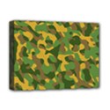 Yellow Green Brown Camouflage Deluxe Canvas 16  x 12  (Stretched)  View1