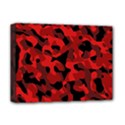 Red and Black Camouflage Pattern Deluxe Canvas 16  x 12  (Stretched)  View1