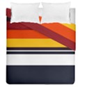 Retro Sunset Duvet Cover Double Side (Queen Size) View2