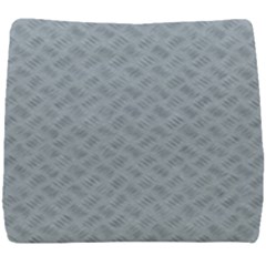 Grey Diamond Plate Metal Texture Seat Cushion by SpinnyChairDesigns