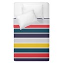 Horizontal Colored Stripes Duvet Cover Double Side (Single Size) View1