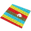Multicolor With Black Lines Wooden Puzzle Square View2