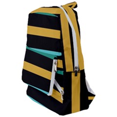 Colorful Mime Black Stripes Travelers  Backpack by tmsartbazaar