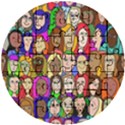432sisters Wooden Puzzle Round View1