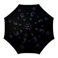 Bubble In Dark Golf Umbrellas by Sabelacarlos