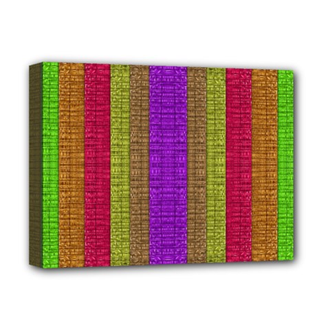 Colors Of A Rainbow Deluxe Canvas 16  X 12  (stretched)  by pepitasart