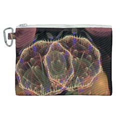 Fractal Geometry Canvas Cosmetic Bag (xl) by Sparkle