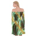 Abstract Illusion Off Shoulder Skater Dress View2