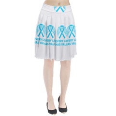 Child Abuse Prevention Support  Pleated Skirt by artjunkie