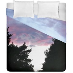 Colorful Overcast, Pink,violet,gray,black Duvet Cover Double Side (california King Size) by MartinsMysteriousPhotographerShop
