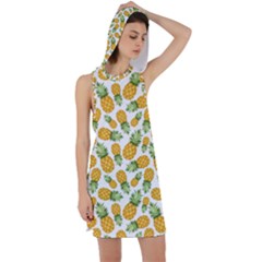 Pineapples Racer Back Hoodie Dress by goljakoff