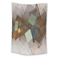 Geometry Diamond Large Tapestry by Sparkle