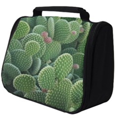 Green Cactus Full Print Travel Pouch (big) by Sparkle