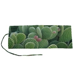 Green Cactus Roll Up Canvas Pencil Holder (s) by Sparkle