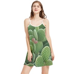 Green Cactus Summer Frill Dress by Sparkle