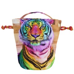 Rainbowtiger Drawstring Bucket Bag by Sparkle