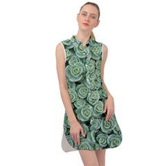 Realflowers Sleeveless Shirt Dress by Sparkle