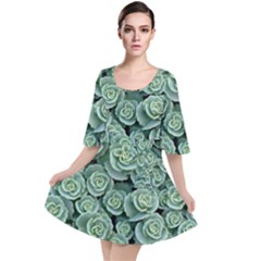 Realflowers Velour Kimono Dress by Sparkle