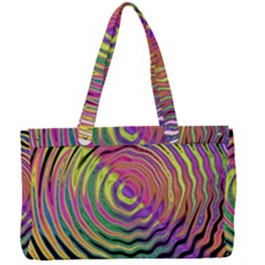 Rainbowwaves Canvas Work Bag by Sparkle