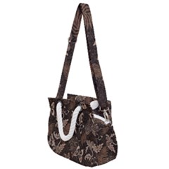 Nature Pattern Inverse Rope Handles Shoulder Strap Bag by Abe731