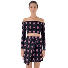Flowers From The Summer Still In Bloom Off Shoulder Top With Skirt Set by pepitasart
