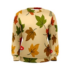 Autumn Leaves Women s Sweatshirt by DithersDesigns
