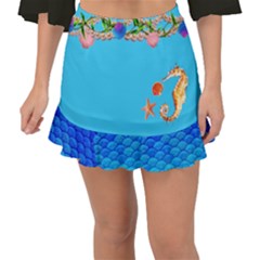 Siren Fishtail Mini Chiffon Skirt by ladysharonawitchery
