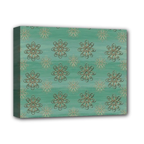 Beautiful Flowers Of Wood In The Starry Night Deluxe Canvas 14  X 11  (stretched) by pepitasart