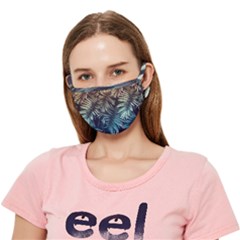 Tropical Leaves Crease Cloth Face Mask (adult) by goljakoff