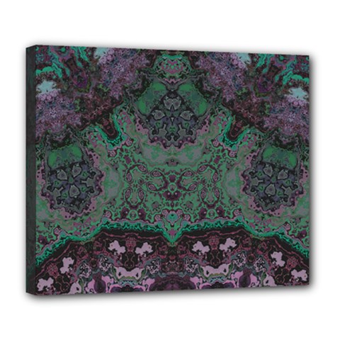 Mandala Corset Deluxe Canvas 24  X 20  (stretched) by MRNStudios