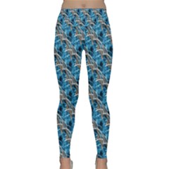 Abstract Illusion Lightweight Velour Classic Yoga Leggings by Sparkle
