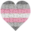 Demigirl Pride Flag LGBTQ Wooden Puzzle Heart View1