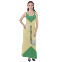 Jamaica, Jamaica  Sleeveless Velour Maxi Dress by Janetaudreywilson