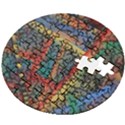 Crackle Wooden Puzzle Round View2