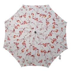 Rose Flamingos Hook Handle Umbrellas (small) by goljakoff
