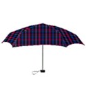 Bisexual Pride Checkered Plaid Mini Folding Umbrellas View3