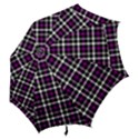 Asexual Pride Checkered Plaid Hook Handle Umbrellas (Large) View2