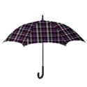 Asexual Pride Checkered Plaid Hook Handle Umbrellas (Large) View3