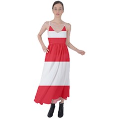 Flag Of Austria Tie Back Maxi Dress by FlagGallery