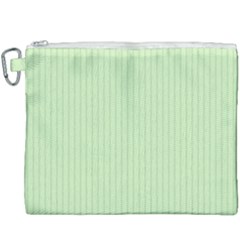 Tea Green & Black - Canvas Cosmetic Bag (xxxl) by FashionLane