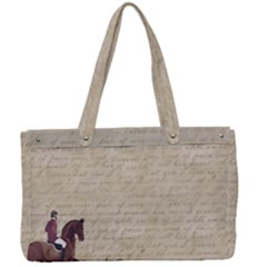 Foxhunt Horse And Hound Canvas Work Bag by Abe731