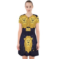 Zodiak Leo Lion Horoscope Sign Star Adorable In Chiffon Dress by Alisyart