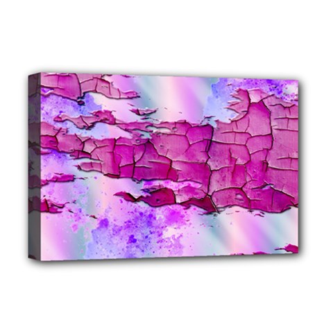 Background Crack Art Abstract Deluxe Canvas 18  X 12  (stretched) by Mariart